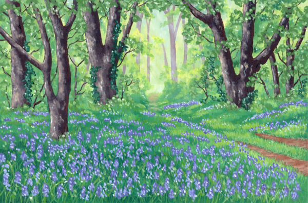 Bluebells Oil Painting