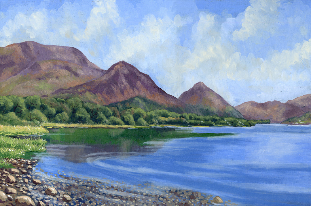 Lakeshore Oil Painting Lakeshore Oil Painting