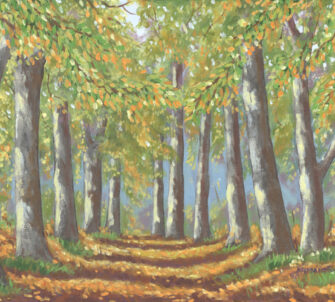 The Avenue Oil Painting