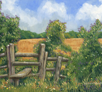 The Old Style Oil Painting