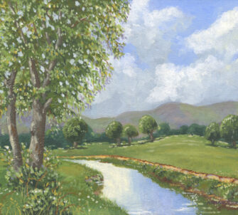 The Watermeadow Oil Painting