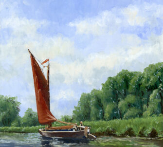 The Norfolk Wherry Oil Painting