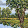 Restful River Oil Painting