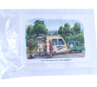 Caravanning A6 Notelet Pack - Back