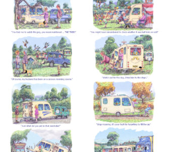 Caravan Notelet Pack - Prints