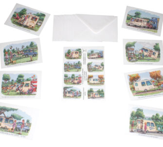 Caravanning A6 Notelet Pack