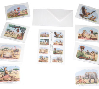 Meerkats A6 Notelet Pack