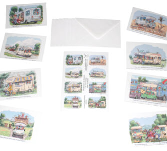 Motorhome A6 Notelet Pack