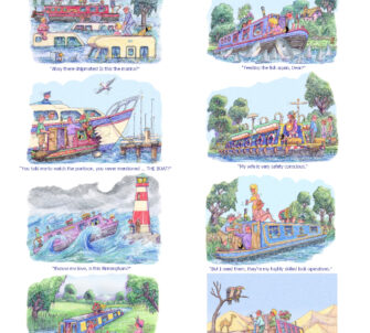 Narrowboats Notelet Pack - Prints