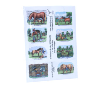 Horses & Ponies A6 Notelet Pack - Front