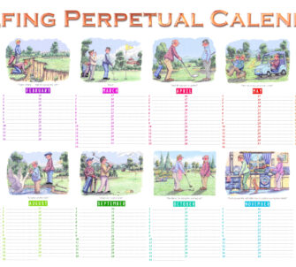 Golfing Perpetual Calendar - Overview