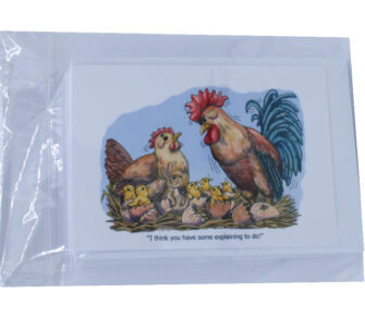 Animals A6 Notelet Pack - Back