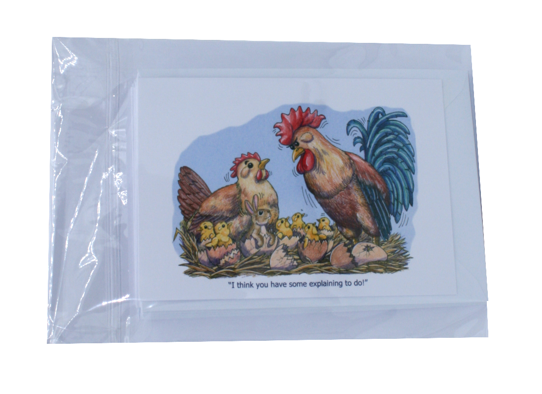 Animals A6 Notelet Pack - Back Animals A6 Notelet Pack - Back
