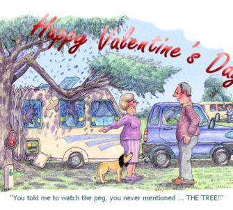 The tree - A5 Valentine's Card