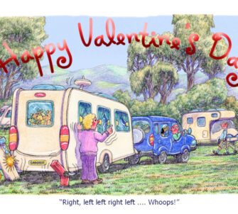 Whoops - A5 Valentine's Card