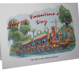 Safety conscious - A5 Valentine's Card