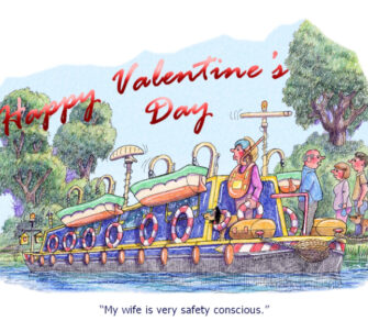 Safety conscious - A5 Valentine's Card