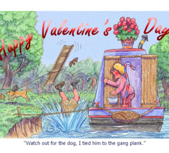 Gang plank - A5 Valentine's Card