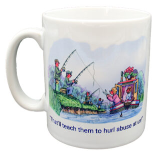 Fisherman's Lines - Narrowboats - 10oz Mug Double Sided