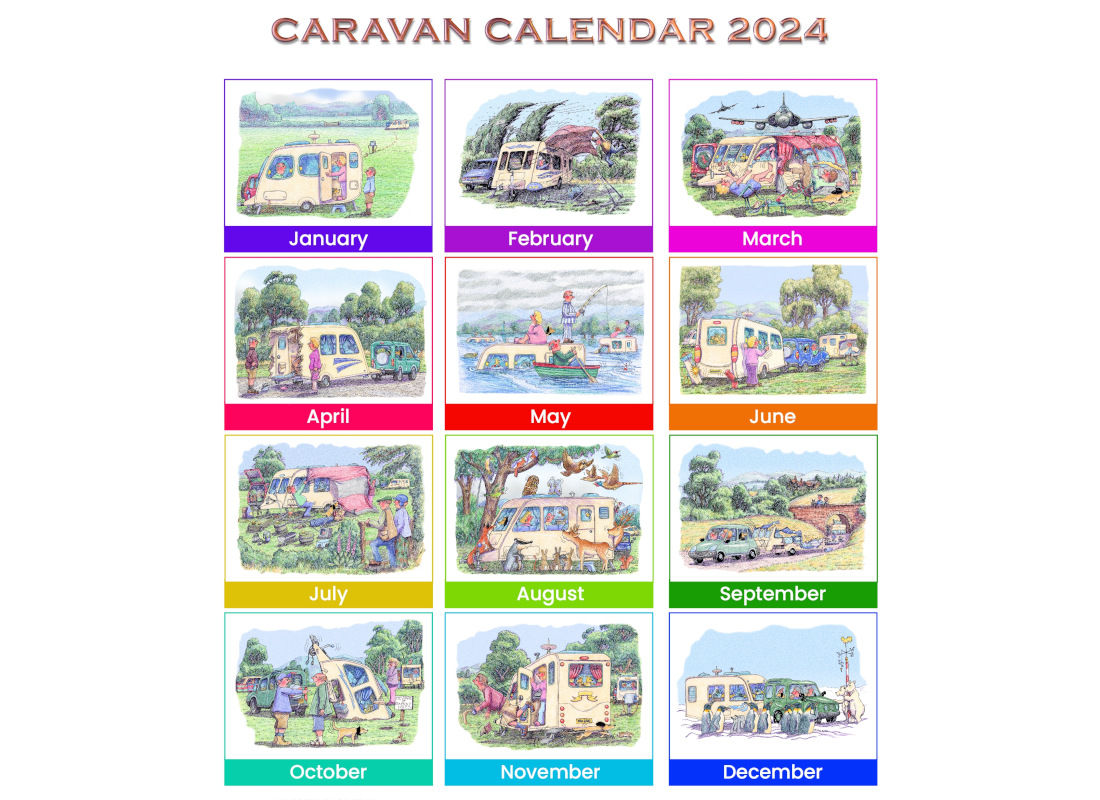 Caravan 2024 Calendar Stag Gallery