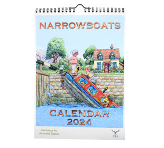 Narrowboats Calendar 2024 - Front