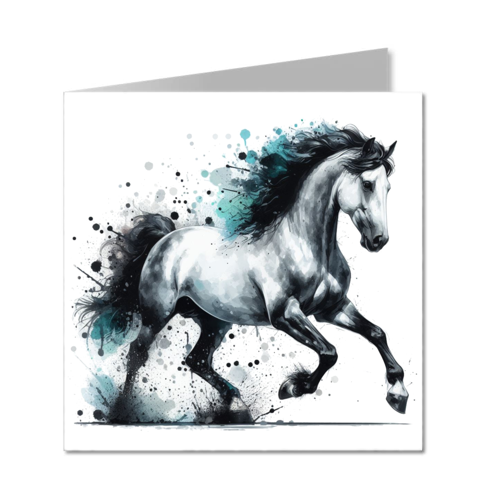 Grey Horse - Folded