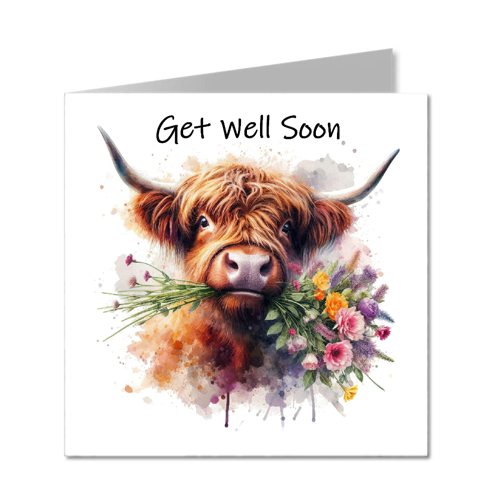 GWS Highland Cow 01 - Folded