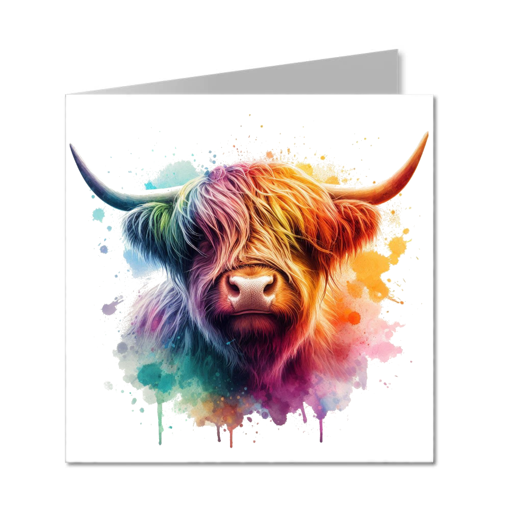 Highland Cow 03 - Folded