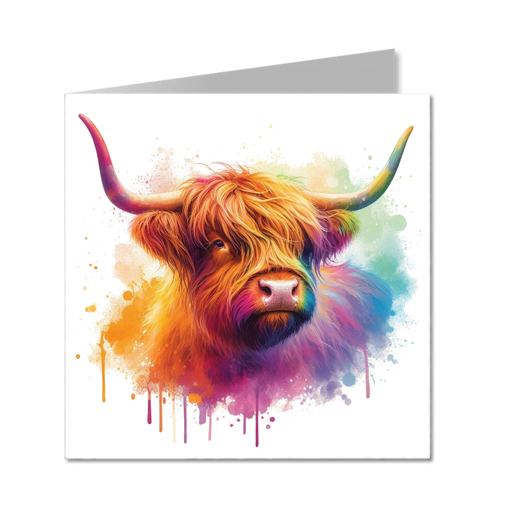 Highland Cow 06 - Folded