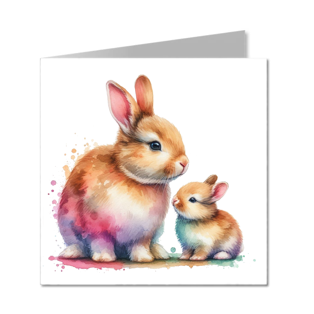 Rabbit & Kit 01 - Folded