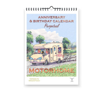 Motorhome Large A4 Sized Perpetual Calendar
