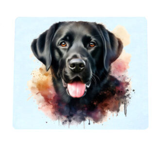 Labrador Retriever (Black, Design 2) Mouse Mat