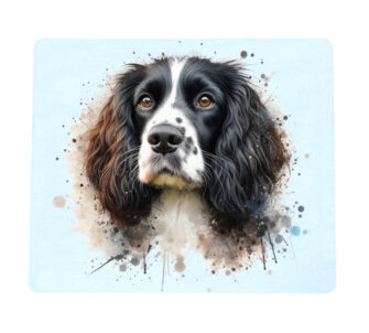 Springer Spaniel (Black) Mouse Mat