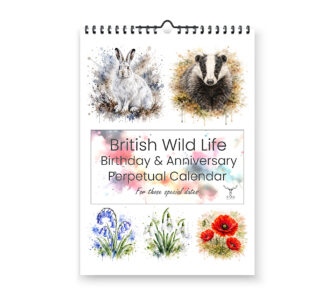 British Wild Life Perpetual Calendar