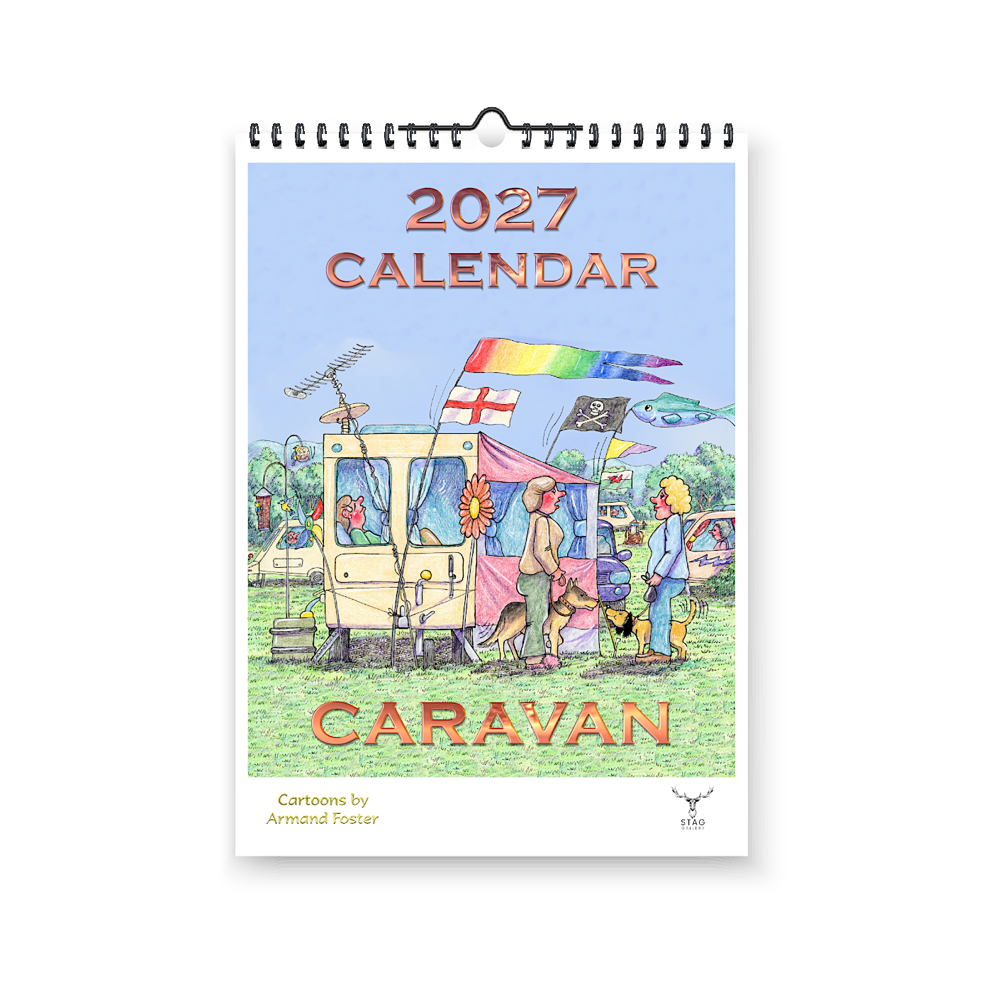 2027 Caravan Calendar - Front