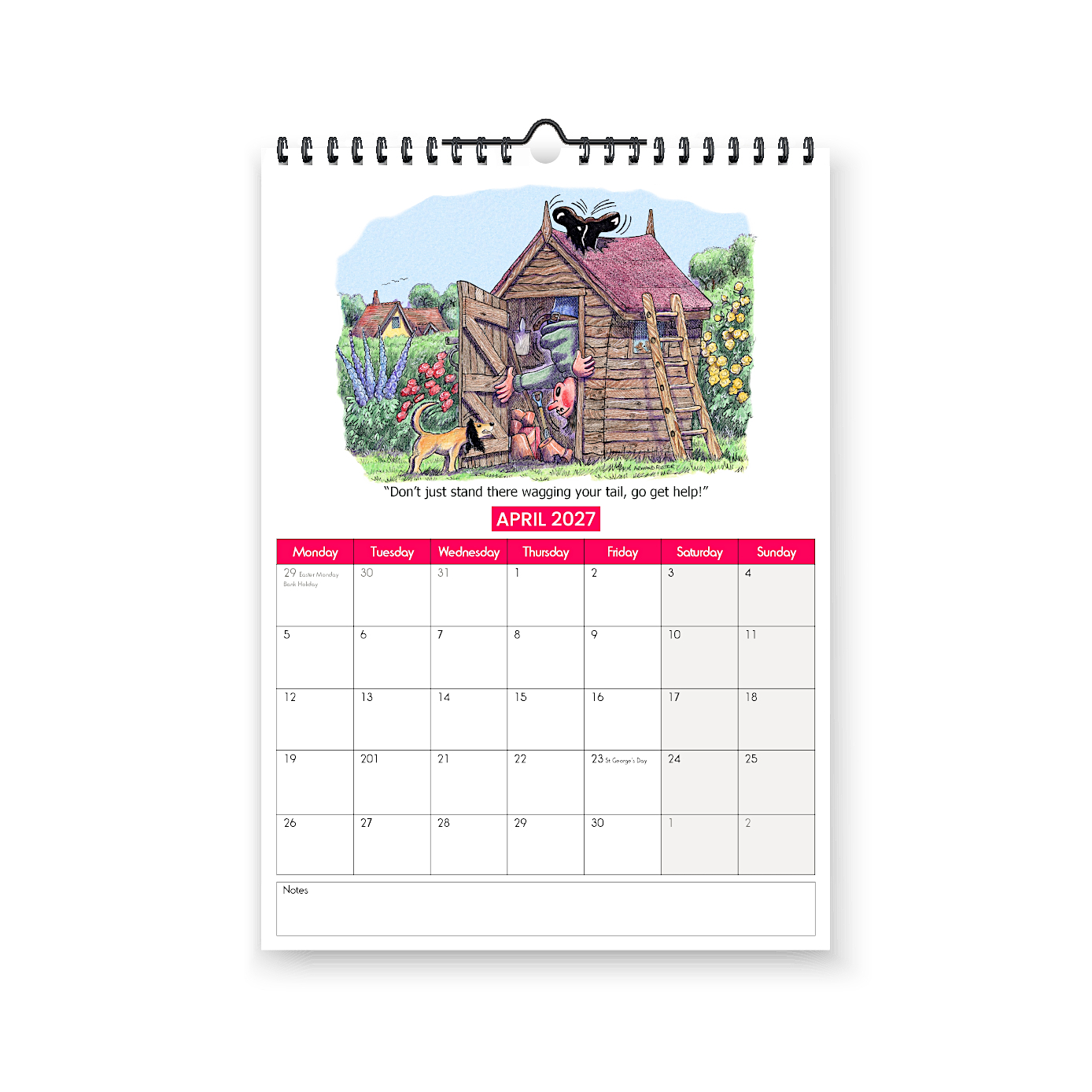 2027 Gardening Calendar - Inside