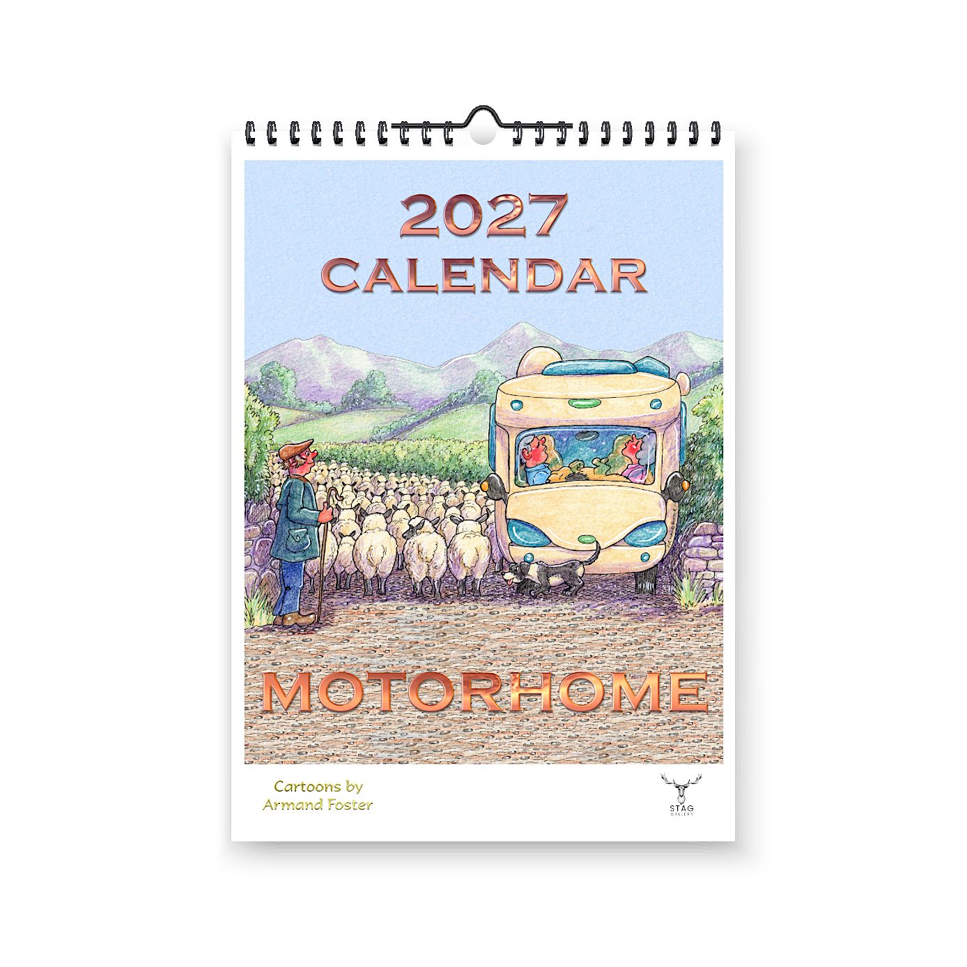 2027 Motorhome Calendar - Front