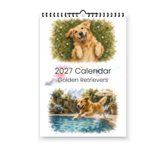 Golden Retriever 2027 Calendar